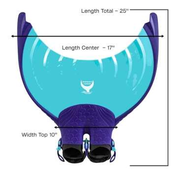 Body Glove unisex adult Monofin, PRP/BLU, US