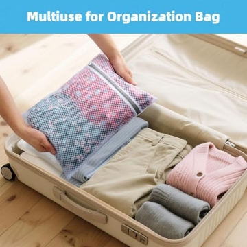 Honeycomb Mesh Laundry Bags for Delicates 12x16