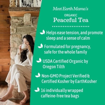 Earth Mama Organic Peaceful Tea for Calming Relaxation