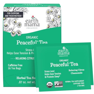 Earth Mama Organic Peaceful Tea for Calming Relaxation