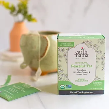 Earth Mama Organic Peaceful Tea for Calming Relaxation