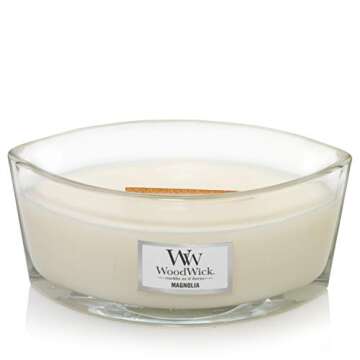 WoodWick Ellipse Scented Candle, Magnolia