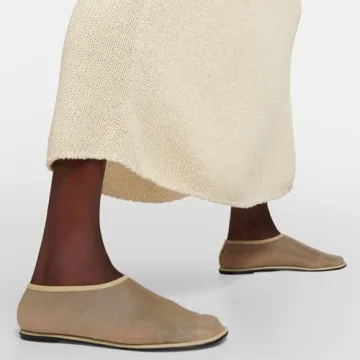 Stylish VorisVina Mesh Sock Ballet Flats for Women