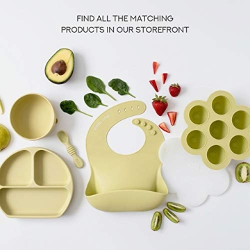 Silicone Baby Feeding Set - Safe and Stylish for Toddlers