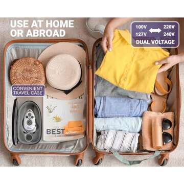 Mini Steam Iron for Quilting & Crafts - Quilted Bear