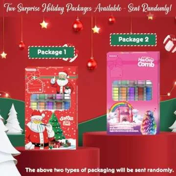 MSDADA 10 Color Hair Chalk for Girls - Hair Chalk Comb Kids Temporary Hair Color Dye - Teen Girl Gif...