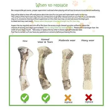 Durable Nylon Dog Chew Toy for Aggressive Chewers