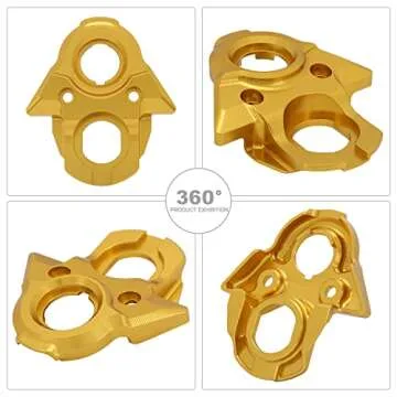JFG RACING Surron Ignition Key Switch Cover,CNC Key Set Ignition Lock Cylinder Cover Switch Key Ring Cover Trim for Sur Ron X/Sur Ron S/Sur Ron LBX/X260/X160-Gold