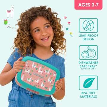 Bentgo Kids Prints Safe & Durable Leak-Proof Lunch Box