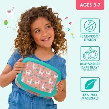 Bentgo Kids Prints Safe & Durable Leak-Proof Lunch Box