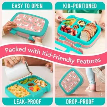 Bentgo Kids Prints Safe & Durable Leak-Proof Lunch Box
