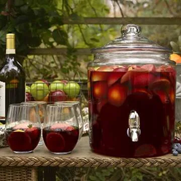 Anchor Hocking 2 Gallon Glass Drink Dispenser for Events