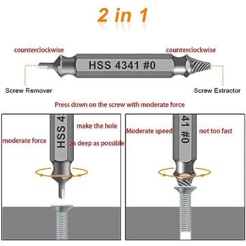 Damaged Screw Extractor Set - Ideal Gifts for Men