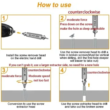 Damaged Screw Extractor Set - Ideal Gifts for Men