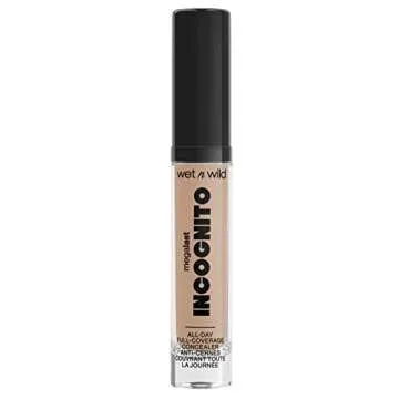 wet n wild Mega Last Incognito All-Day Full Coverage Liquid Matte Concealer, Light Honey