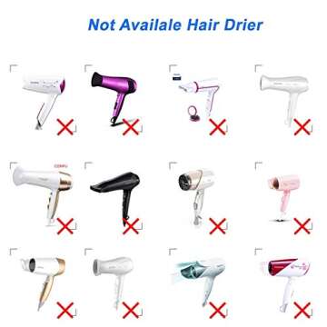 Collapsible Silicone Hair Diffuser Attachment for Travel