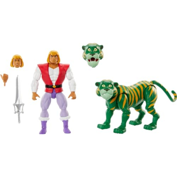 Masters of the Universe Origins Cartoon Collection Action Figure 2-Pack, Motu Collectible Set with P...
