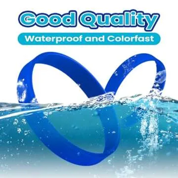 Muka 24 PCS Silicone Wristbands for Adults, Social Distancing Colored Wristbands Silicone Wristbands - Red Yellow Green