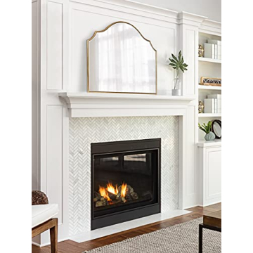 Leanna Gold Glam Wall Mirror 27.5x31.5 - Kate & Laurel