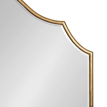 Leanna Gold Glam Wall Mirror 27.5x31.5 - Kate & Laurel