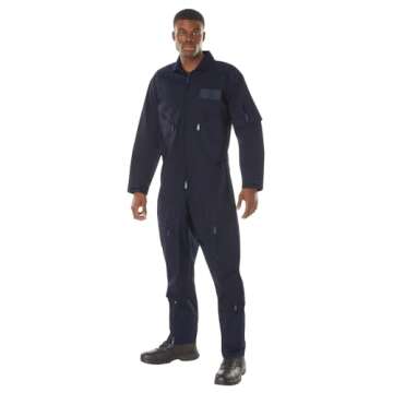 Rothco Men's Pilot Coveralls - Comfortable Navy Jumpsuit