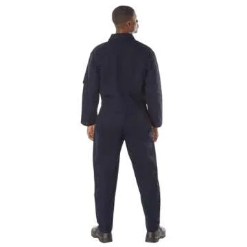 Rothco Men's Pilot Coveralls - Comfortable Navy Jumpsuit