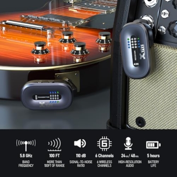 Xvive A58 Wireless Guitar System for Bass