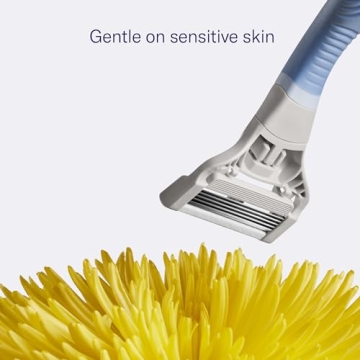 Flamingo Women's Shaving Set for Sensitive Skin - Razor & Refills