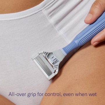 Flamingo Women's Shaving Set for Sensitive Skin - Razor & Refills