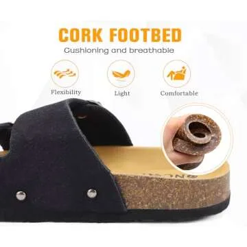 ONCAI Women's Comfortable Adjustable Sandals for Summer