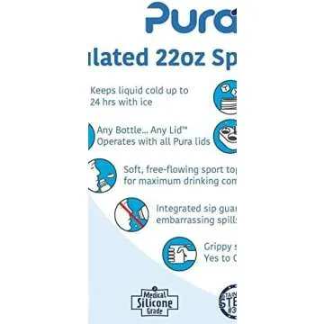 Pura Insulated Stainless Steel Bottle for All Ages