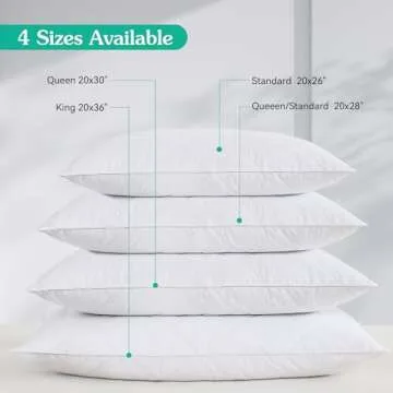 Three Geese Soft Goose Feather Pillows for Comfort