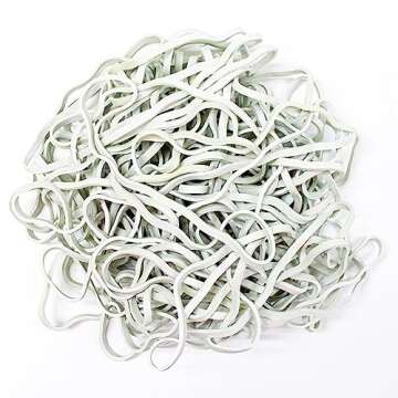 Extra Large 8-Inch Big Postal Rubber Bands | Heavy-Duty Biodegradable Elastic Bands (Pack of 30) | N...
