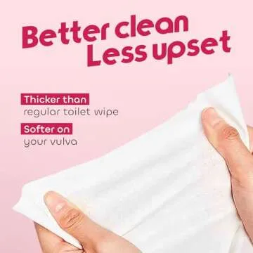 Muun Feminine Wipes Flushable - 50 Counts Individual Vaginal Wipes Ph Balance, Anti Itch Deodorant Hygiene Wrapped Personal Cleansing, Wet Wipes for Intimate, Butt