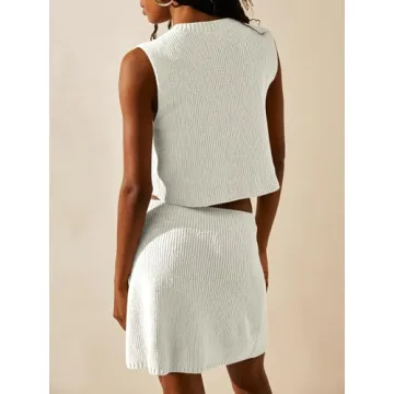 Trendy Tankaneo Women 2 Piece Outfits Y2K Style