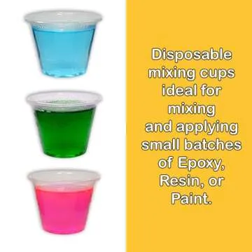 NSI 100 Epoxy Resin Mixing Cups 30ml Disposable & Reusable