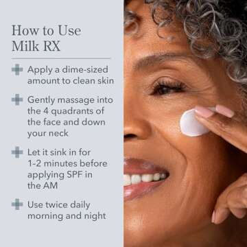 Beekman 1802 Milk RX Advanced Better Aging Face Cream - Goat Milk Protein Exosomes & Polypeptide Facial Moisturizer - Doctor Formulated for Collagen Boosting & Skin Firming - Fragrance Free