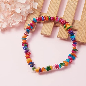 Colorful Seashell Beads for DIY Crafts and Jewelry Making
