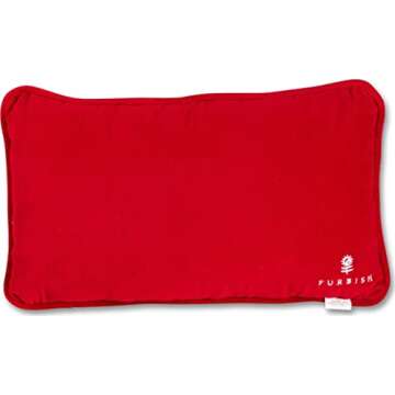 FURBISH Handmade Needlepoint Decorative Throw Pillow - Whoop There It is - 9" x 15" - Small Embroidered Accent Pillow for Bed, Chair, Couch, Sofa - Aesthetic Preppy Home Decor