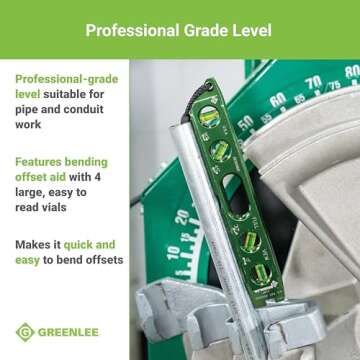 Greenlee L107 Electrician's Magnetic Torpedo Level
