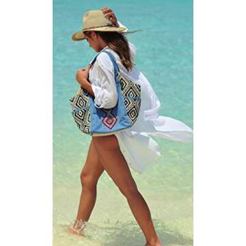 NFASHIONSO Women's V-Neck Swimsuit Beach Cover Up Shirt Bikini Beachwear Bathing Suit Beach Dress,White3