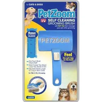 Self Cleaning Pet Brush & Pet Trimmer for Easy Grooming