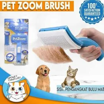 Self Cleaning Pet Brush & Pet Trimmer for Easy Grooming