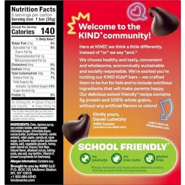 KIND Kids Chocolate Chip Bars - Safe & Delicious Snack