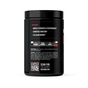 Jocko Fuel Creatine Monohydrate Powder - Creatine for Men & Women, Supplement for Athletic Performan...