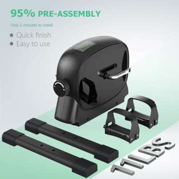 Cyclace Exercise Bike Stationary 330 Lbs Weight Capacity- Indoor Cycling Bike with Comfortable Seat Cushion, Tablet Holder and LCD Monitor