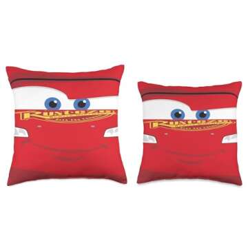 Disney PIXAR Cars Lightning McQueen Throw Pillow