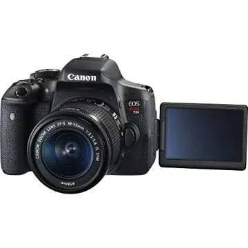 Canon EOS Rebel T6i Digital SLR with EF-S 18-55mm is STM Lens - Wi-Fi Enabled