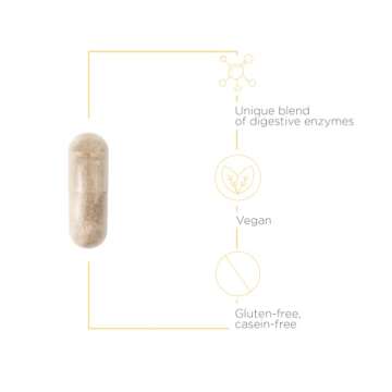 Integrative Therapeutics Similase GFCF - Digestive Enzyme Supplement for Occasional Gas & Bloating* - Supports Gluten & Casein Digestion* - 120 Vegan Capsules