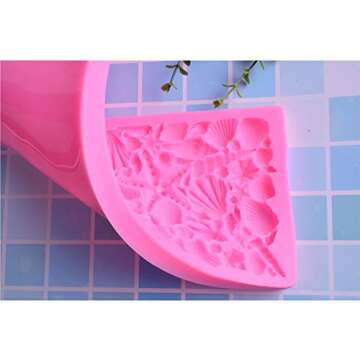 Cestony Sea Theme Conch Silicone Cake Mold - All Purposes